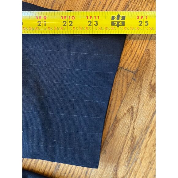 Brooks Brothers Blue Wool 2 Piece Stripe Suit Blazer Jacket Pants Mens Sz Large - Picture 11 of 16